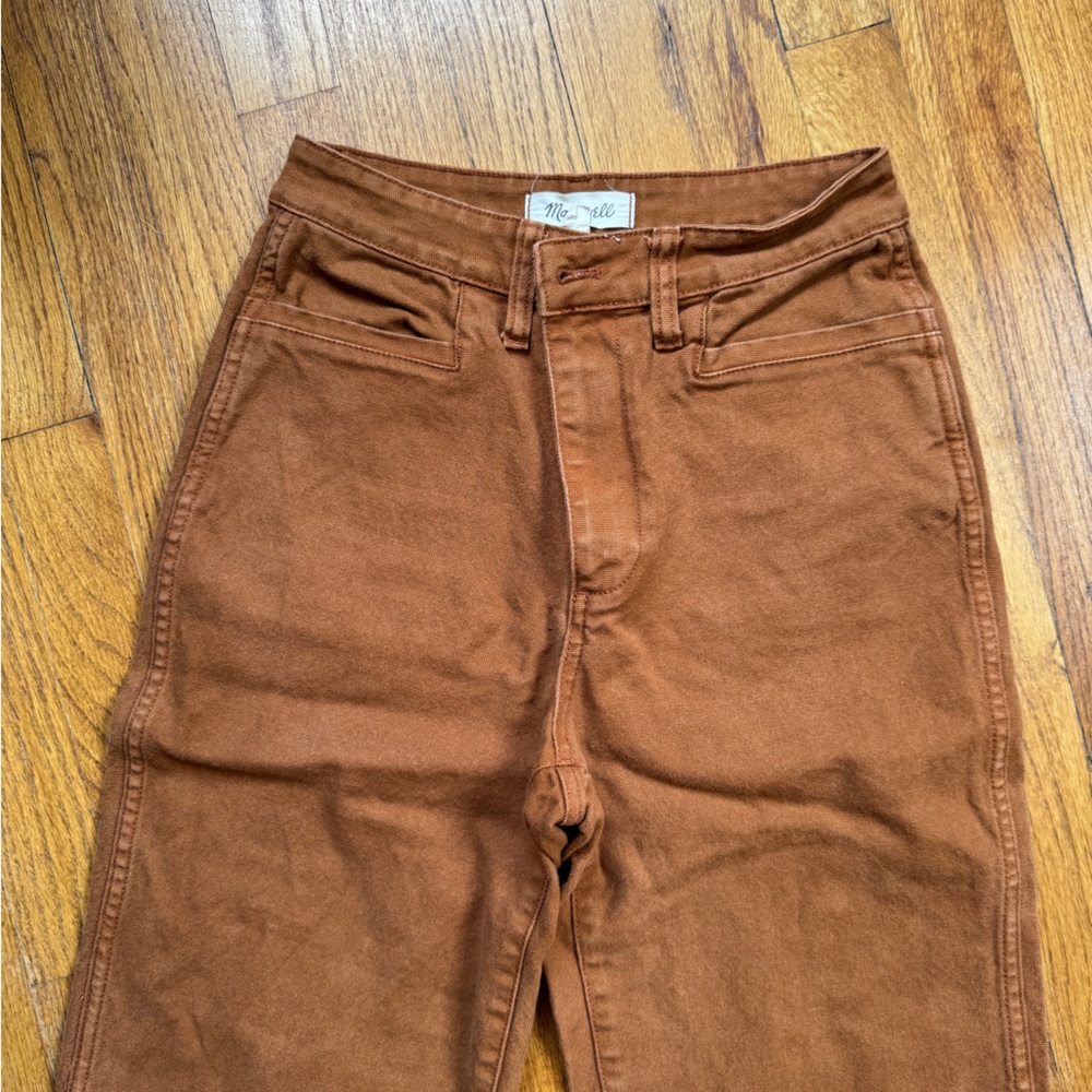 Madewell Emmett barrel cut canvas pants - W26